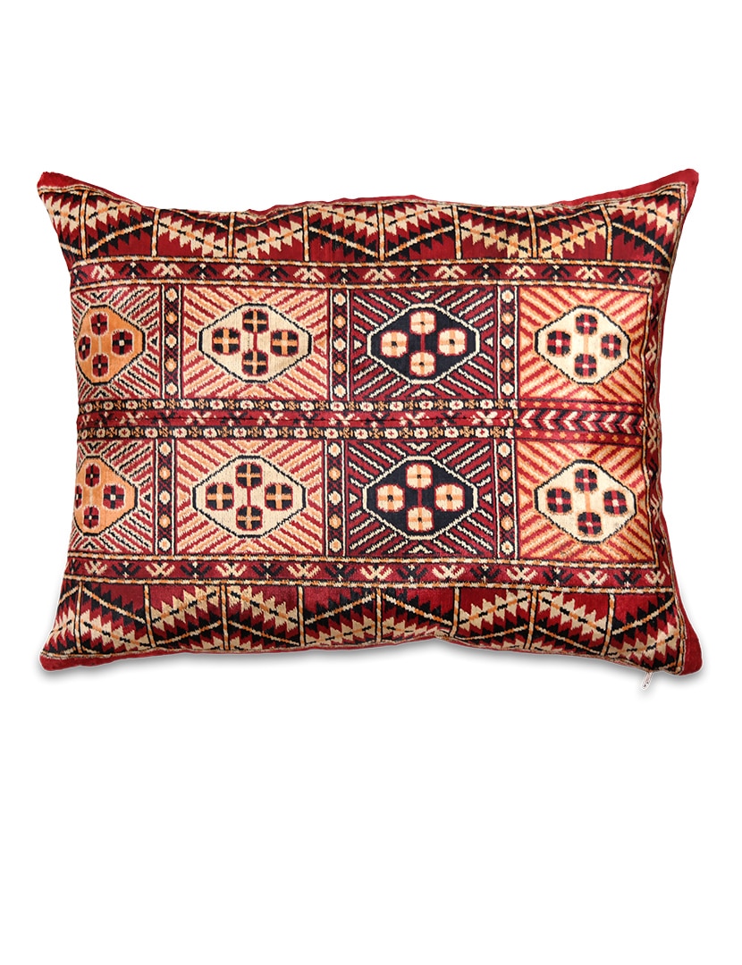 Mokett díszpárna 67 x 52 cm - KP1097-mokett-parnahuzat-a