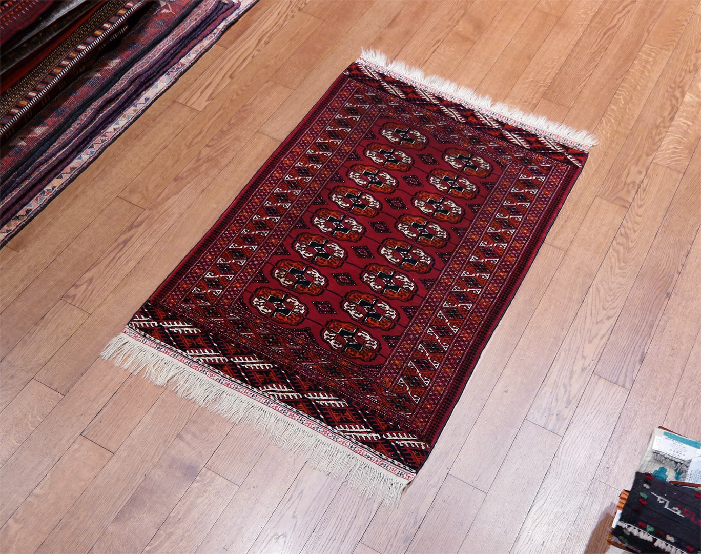 Tekke bokhara szőnyeg 126 x 83 cm - KR2779-tekke-bokhara-regi-kezi-csomozasu-gyapju-szonyeg-turkmenisztanbol-q