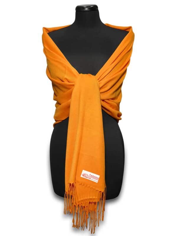Napsárga pashmina sál - PP-33-122-selyem-gyapju-pashmina-sal-torokorszagbol