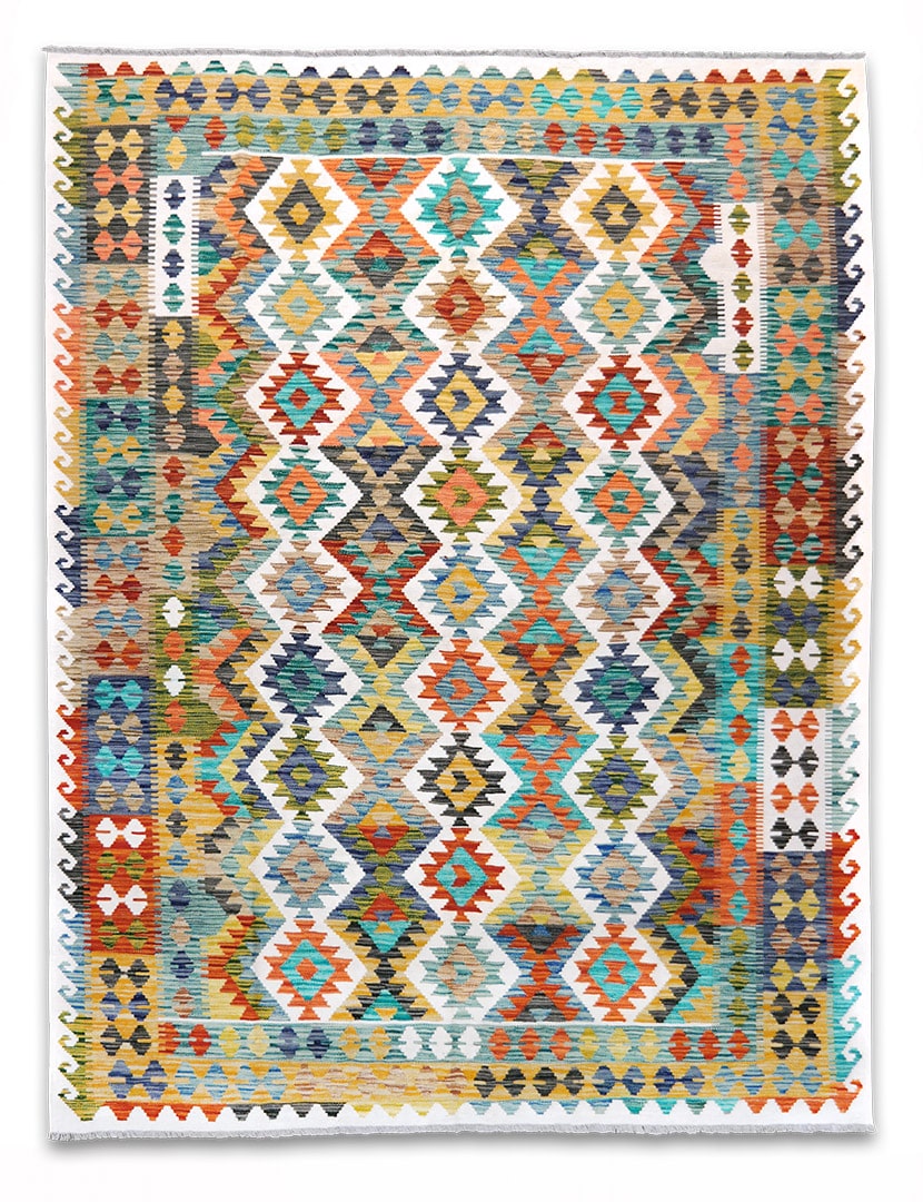 Kilim szövött szőnyeg 240 x 187 cm - SPM30-1869-maimana-kilim-kezi-szovesu-gyapju-szonyeg-pakisztanbol-a
