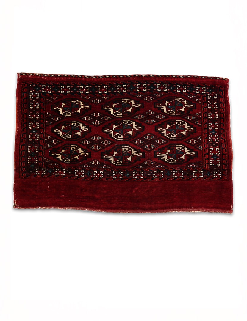 Yomud antik szőnyegtáska 111 x 72 cm - KR2906-yomud-antik-kezi-csomozasu-szonyeg-taska-turkmenisztanbol-a
