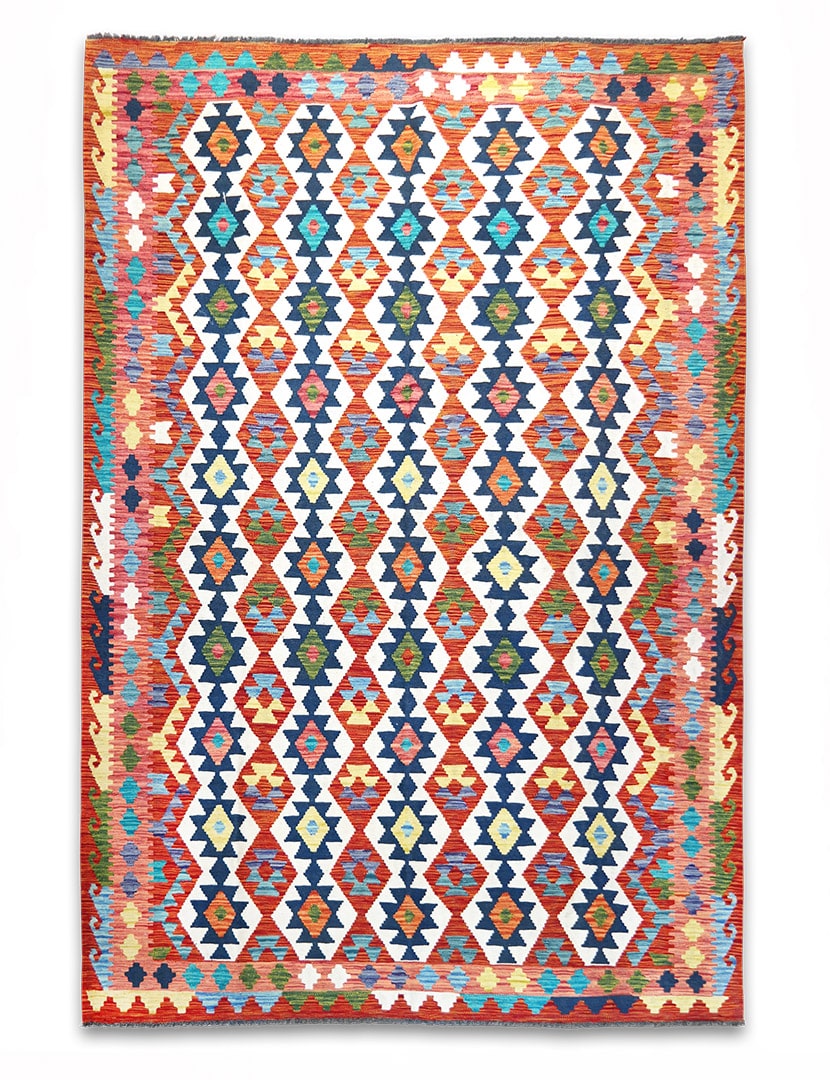 Kilim szövött szőnyeg 299 x 202 cm - SPM30-1860-maimana-kilim-kezi-szovesu-gyapju-szonyeg-pakisztanbol-a
