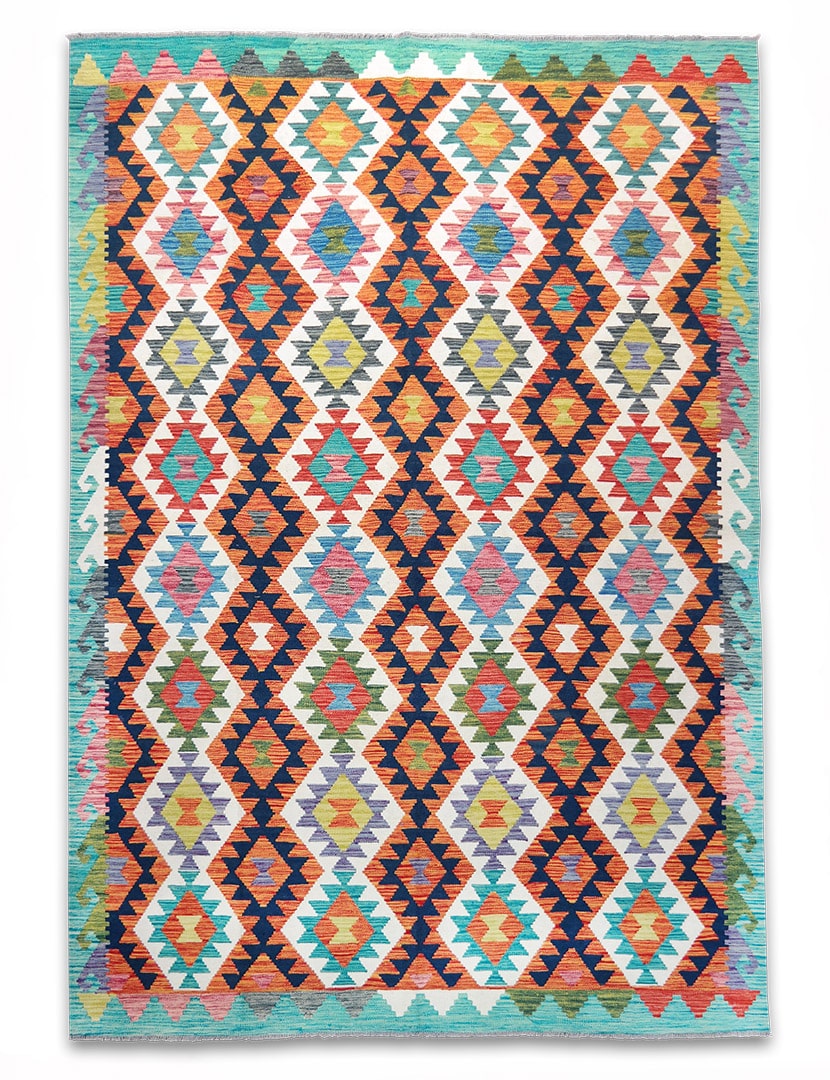 Kilim szövött szőnyeg 295 x 205 cm - SPM30-1861-maimana-kilim-kezi-szovesu-gyapju-szonyeg-pakisztanbol-a