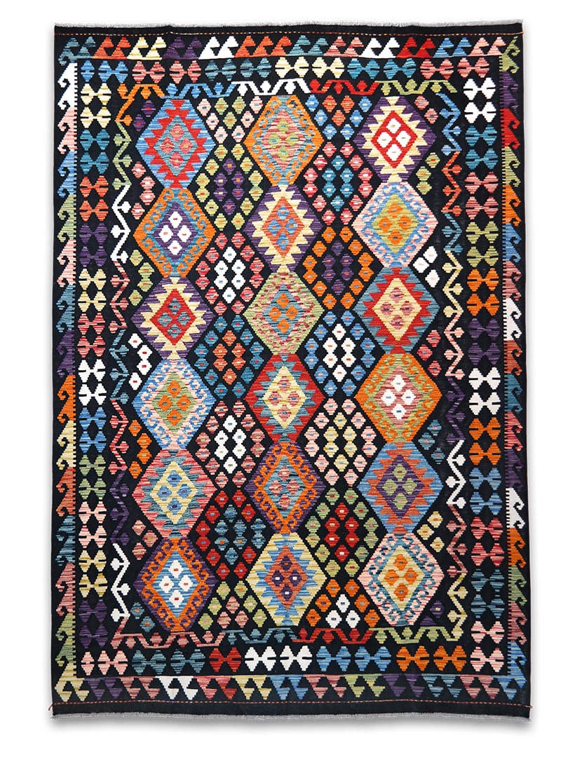 Kilim szövött szőnyeg 292 x 201 cm - SPM30-1864-maimana-kilim-kezi-szovesu-gyapju-szonyeg-pakisztanbol-a