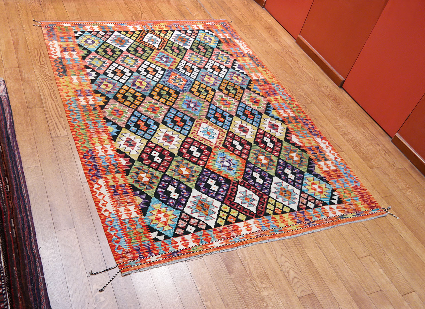 Kilim szövött szőnyeg 243 x 183 cm - SPM30-1876-maimana-kilim-kezi-szovesu-gyapju-szonyeg-pakisztanbol-b