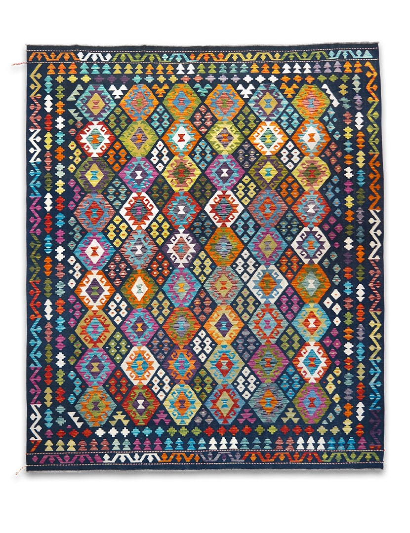 Kilim szövött szőnyeg 294 x 251 cm - SPM30-2007-maimana-kilim-kezi-szovesu-gyapju-szonyeg-pakisztanbol-a
