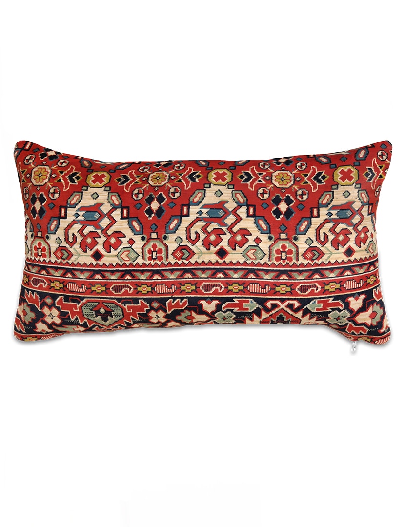 Mokett díszpárna huzat 65 x 34 cm - KP1080-diszparna-huzat-regi-mokett-anyagbol-a