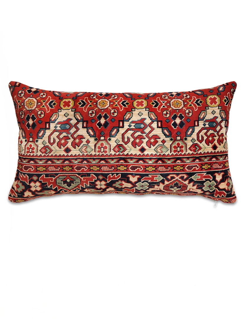 Mokett párnahuzat 65 x 34 cm - KP1086-diszparna-huzat-regi-mokett-anyagbol-a