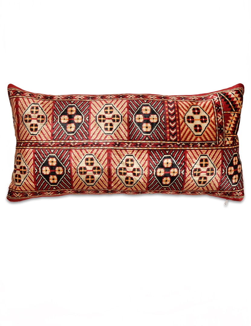 Mokett párnahuzat 79 x 39 cm - KP1095-diszparna-huzat-regi-mokett-anyagbol-a