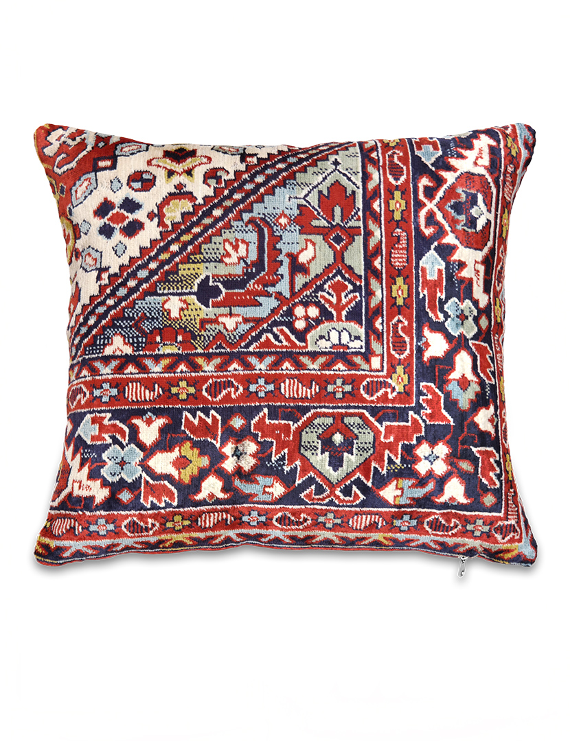 Mokett párnahuzat 42 x 40 cm - KP1119-diszparna-huzat-regi-mokett-anyagbol-a