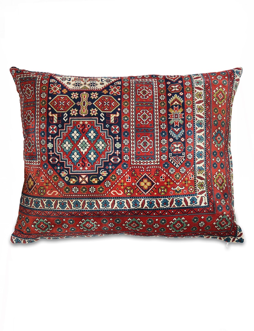 Mokett díszpárna huzat 86 x 67 cm - KP1125-diszparna-huzat-regi-mokett-anyagbol-a