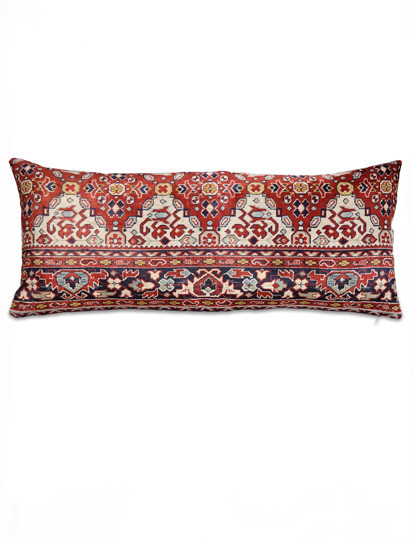 Mokett díszpárna huzat 88 x 40 cm - KP1131-diszparna-huzat-regi-mokett-anyagbol-a