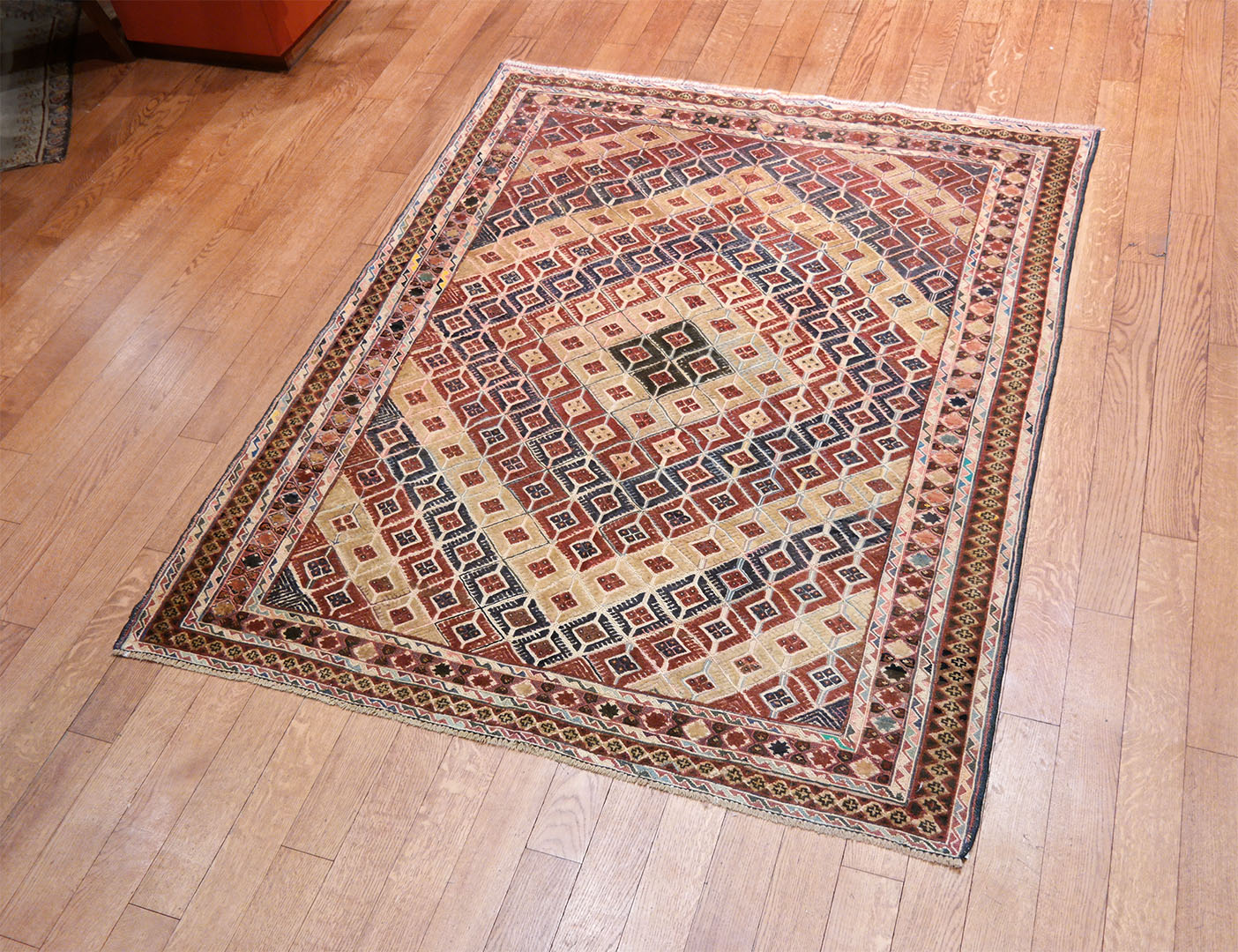 Musvani szőnyeg 203 x 164 cm - SMW-1514-mushvani-kezi-csomozasu-es-szovesu-gyapju-szonyeg-pakisztanbol-m