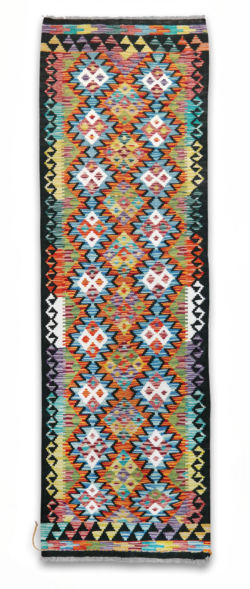 Kilim szövött futószőnyeg 235 x 76 cm - SPM30-1931-maimana-kilim-kezi-szovesu-gyapju-futoszonyeg-pakisztanbol-aa