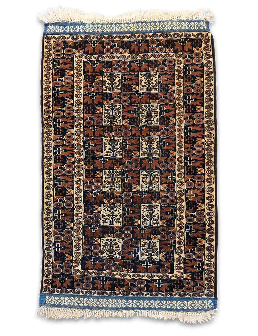 BEludj iráni szőnyeg 133 x 81 cm - KR2781-beludj-old-hand-knotted-iranian-carpet-a