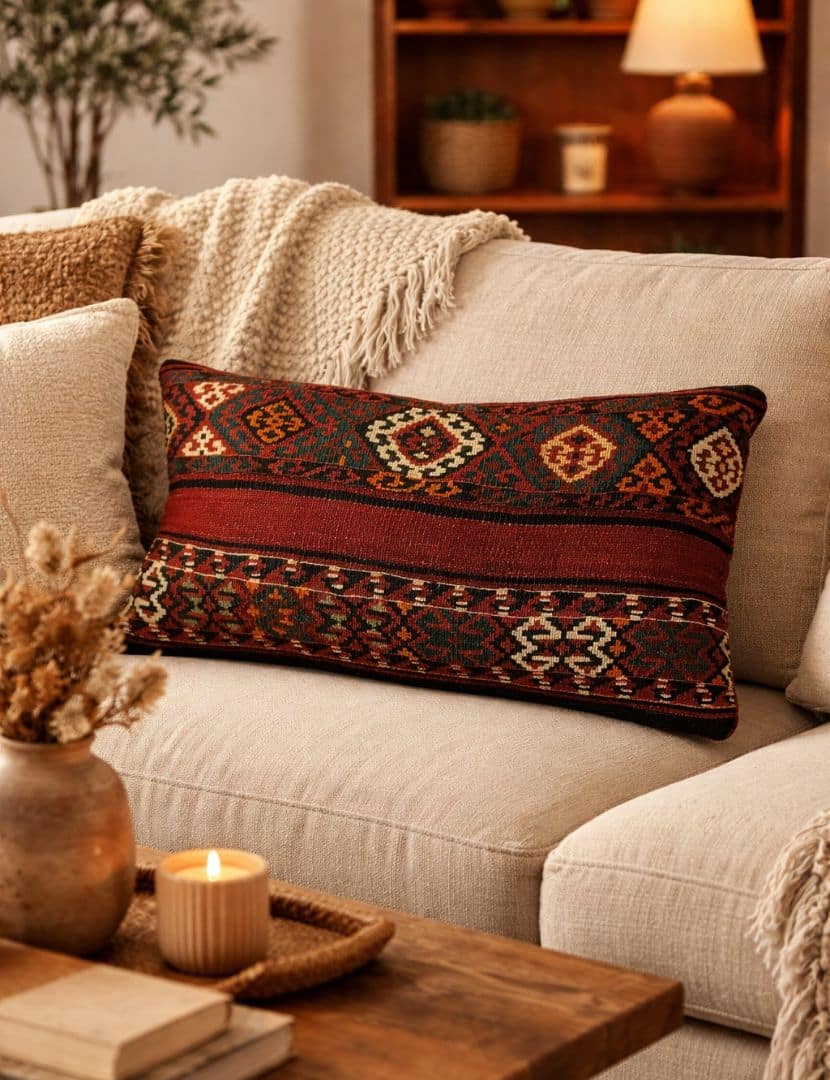 Antik kilim párnahuzat 65 x 41 cm