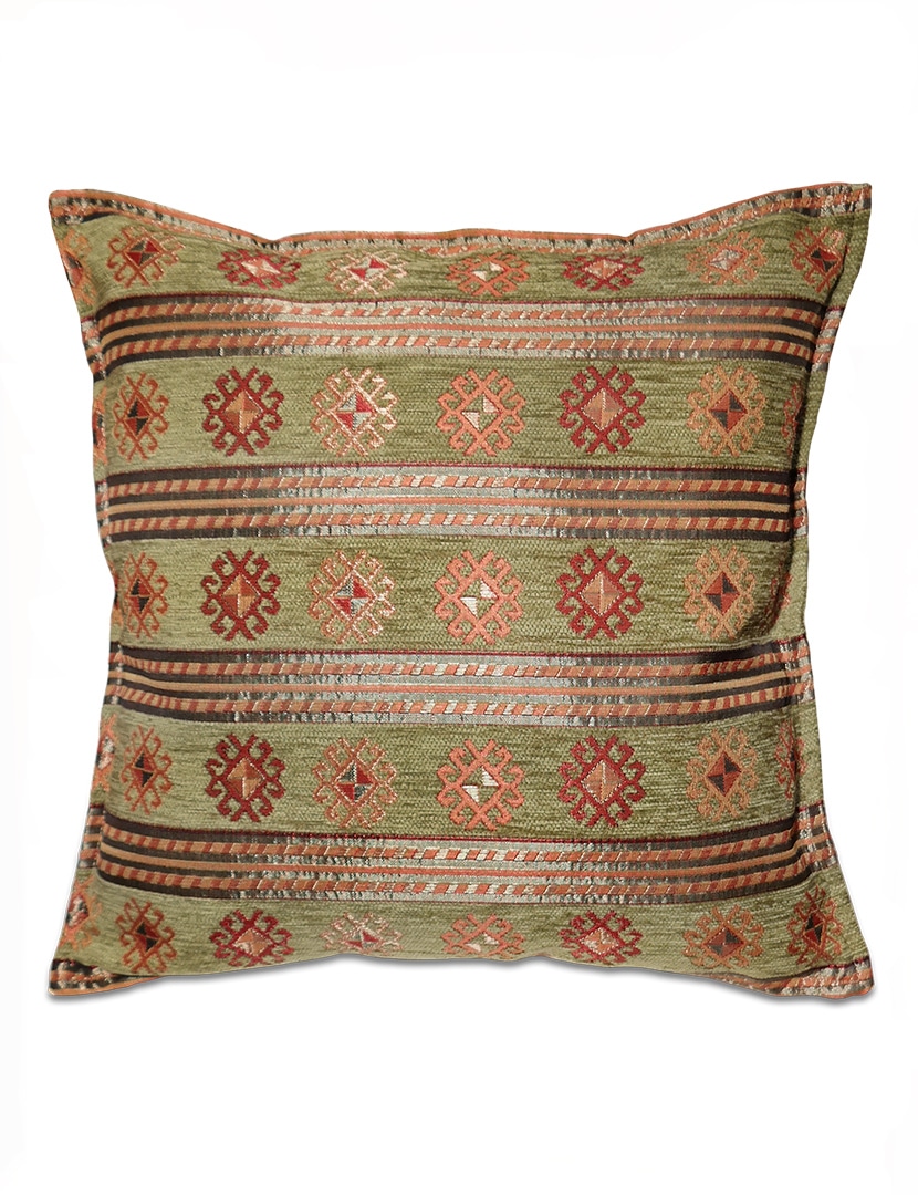 Világoszöld csíkos párna - pk-1022-A-vilagoszold-ottoman-diszparna-huzat